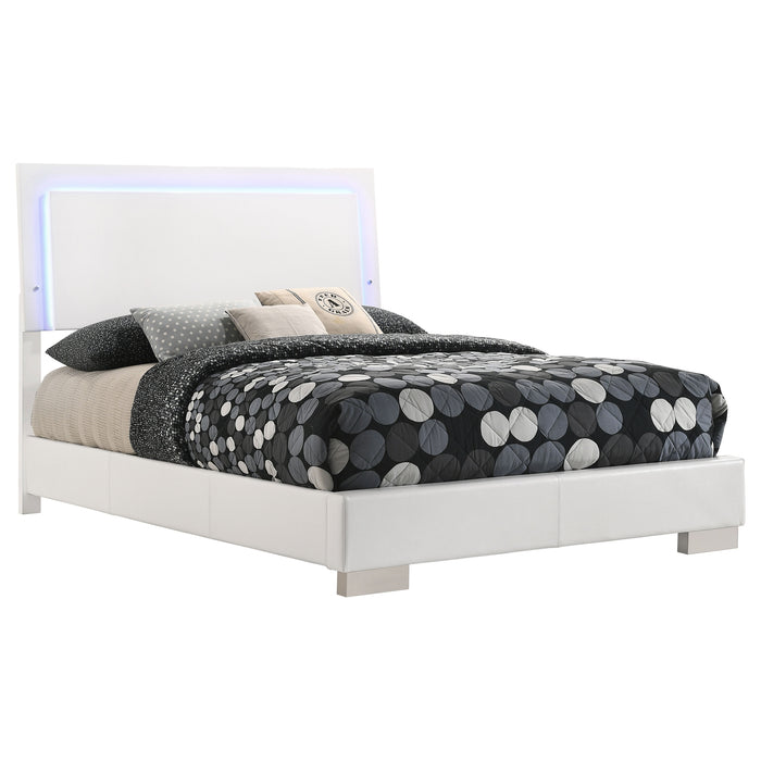 Five Star Furniture - Felicity Panel Bed with LED Lighting