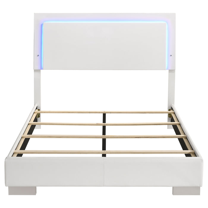 Five Star Furniture - Felicity Panel Bed with LED Lighting