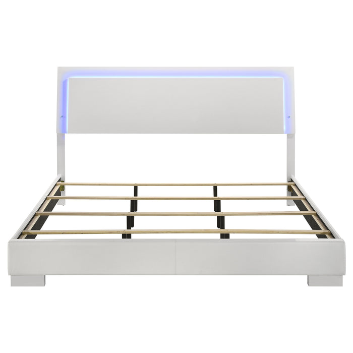 Five Star Furniture - Felicity Panel Bed with LED Lighting