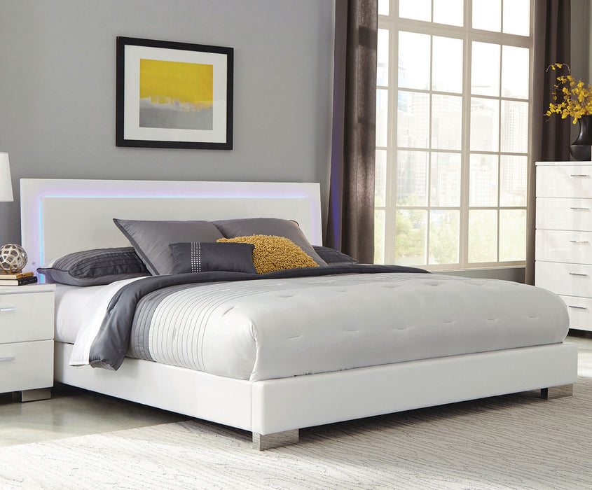 Five Star Furniture - Felicity Panel Bed with LED Lighting