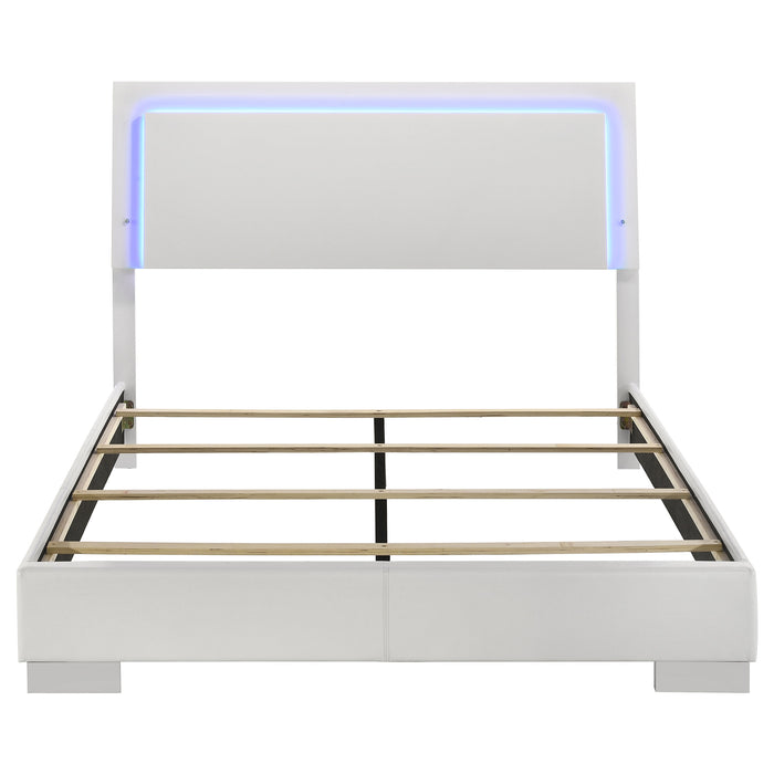 Five Star Furniture - Felicity Panel Bed with LED Lighting