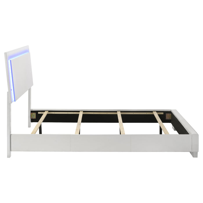 Five Star Furniture - Felicity Panel Bed with LED Lighting