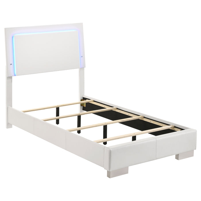 Five Star Furniture - Felicity Panel Bed with LED Lighting