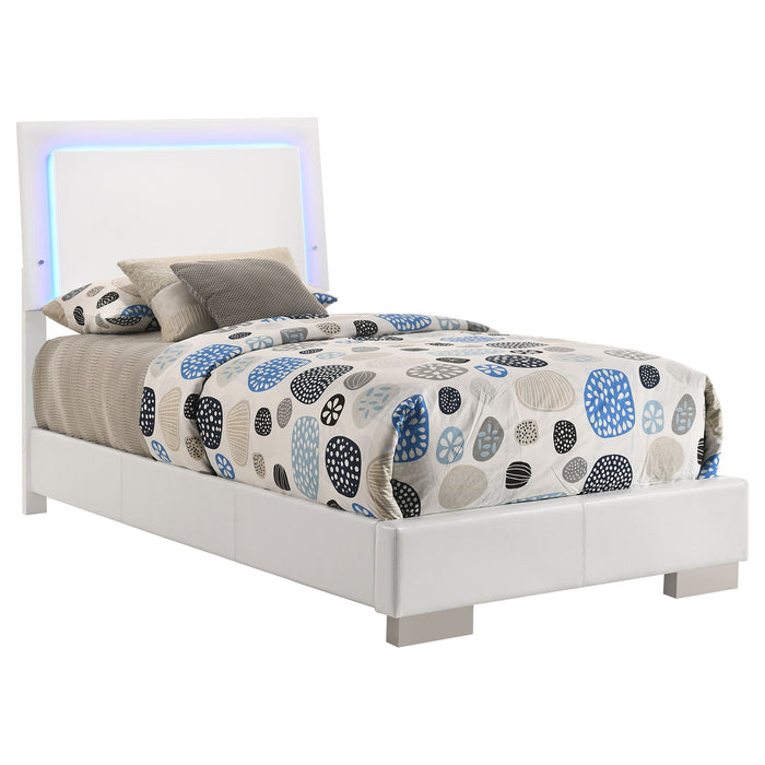 Five Star Furniture - Felicity Panel Bed with LED Lighting