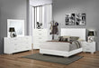 Five Star Furniture - Felicity 5-piece Eastern King Bedroom Set Glossy White image