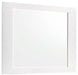 Five Star Furniture - Felicity Rectangle Dresser Mirror Glossy White image