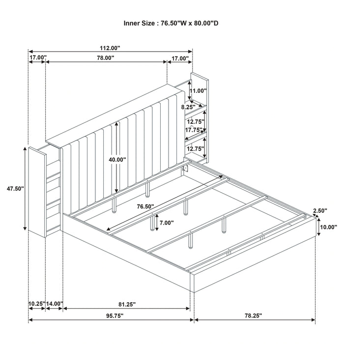 Five Star Furniture - Arielle Bookcase Bed