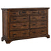 Five Star Furniture - Elk Grove 9-drawer Dresser with Jewelry Tray Vintage Bourbon image