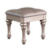 Five Star Furniture - Bling Game Upholstered Vanity Stool Metallic Platinum image