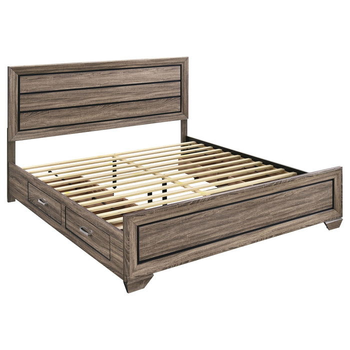 Five Star Furniture - Kauffman Panel Platform Storage Bed