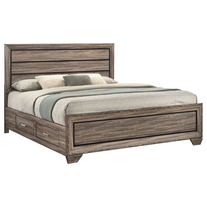 Five Star Furniture - Kauffman Panel Platform Storage Bed