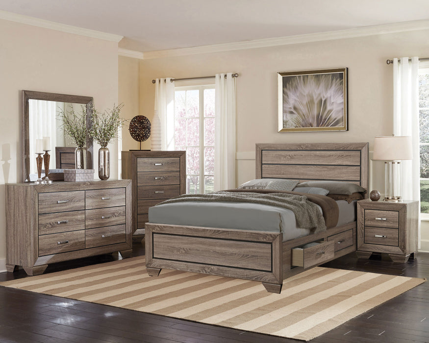 Five Star Furniture - Kauffman Panel Platform Storage Bed