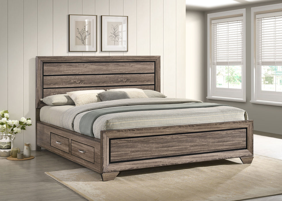 Five Star Furniture - Kauffman Panel Platform Storage Bed