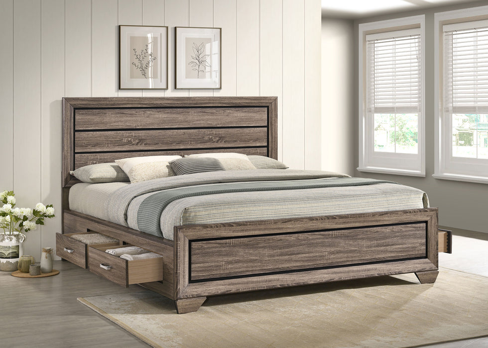 Five Star Furniture - Kauffman Panel Platform Storage Bed