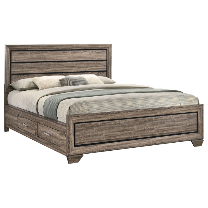 Five Star Furniture - Kauffman Panel Platform Storage Bed