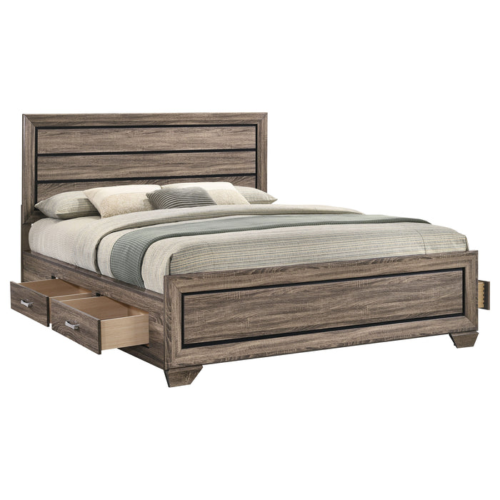 Five Star Furniture - Kauffman Panel Platform Storage Bed