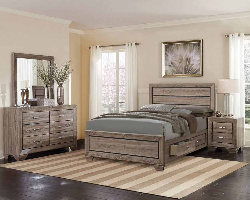 Five Star Furniture - Kauffman Panel Platform Storage Bed
