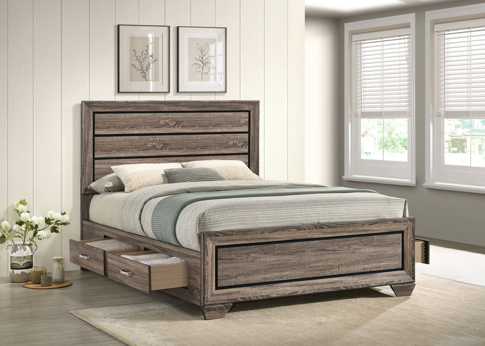 Five Star Furniture - Kauffman Panel Platform Storage Bed