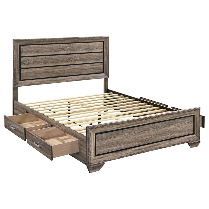 Five Star Furniture - Kauffman Panel Platform Storage Bed