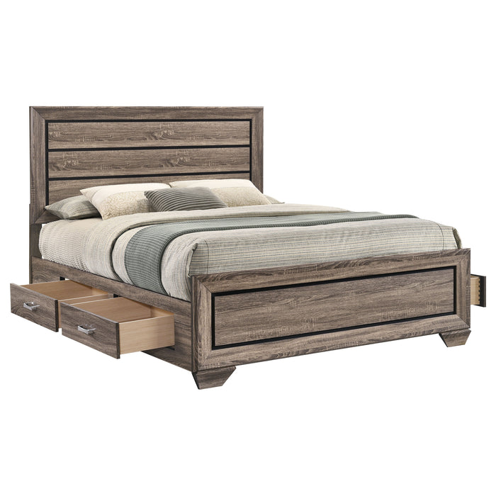 Five Star Furniture - Kauffman Panel Platform Storage Bed
