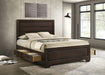 Five Star Furniture - Kauffman California King Storage Bed Dark Cocoa image