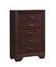 Five Star Furniture - Kauffman 5-drawer Chest Dark Cocoa image