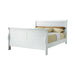 Five Star Furniture - Louis Philippe Full Sleigh Panel Bed White image