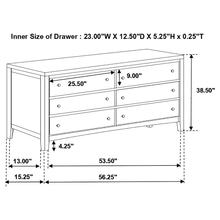 Five Star Furniture - Carlton Dresser