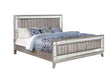 Five Star Furniture - Leighton Full Panel Bed with Mirrored Accents Mercury Metallic image