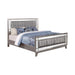 Five Star Furniture - Leighton Queen Panel Bed with Mirrored Accents Mercury Metallic image