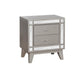 Five Star Furniture - Leighton 2-drawer Nightstand Metallic Mercury image