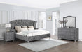 Five Star Furniture - Deanna 4-piece Tufted California King Bedroom Set Grey image