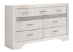 Five Star Furniture - Miranda 7-drawer Dresser White and Rhinestone image