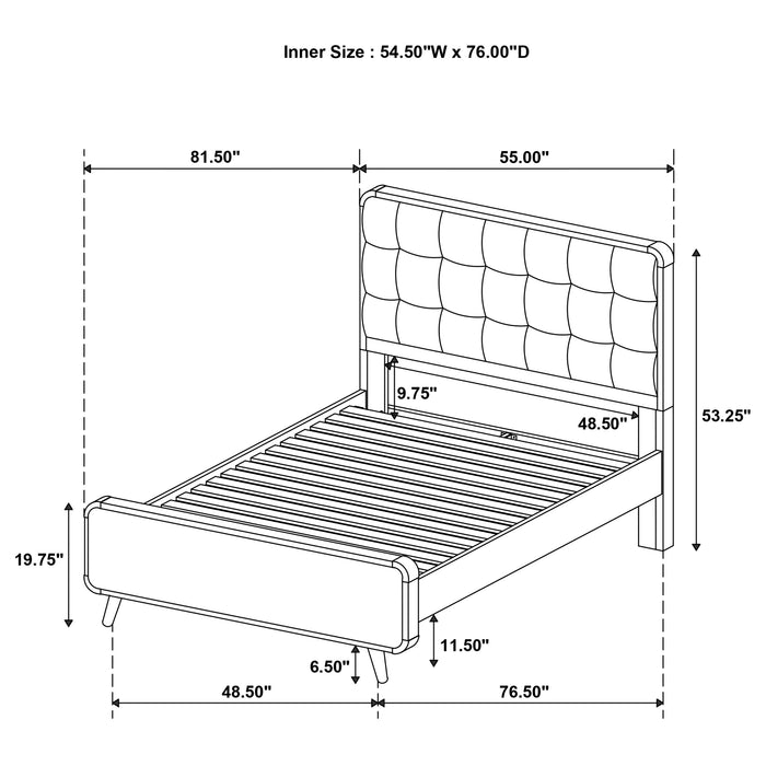 Five Star Furniture - Robyn Panel Platform Bed