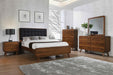 Five Star Furniture - Robyn Bedroom Set with Upholstered Tufted Headboard Dark Walnut image