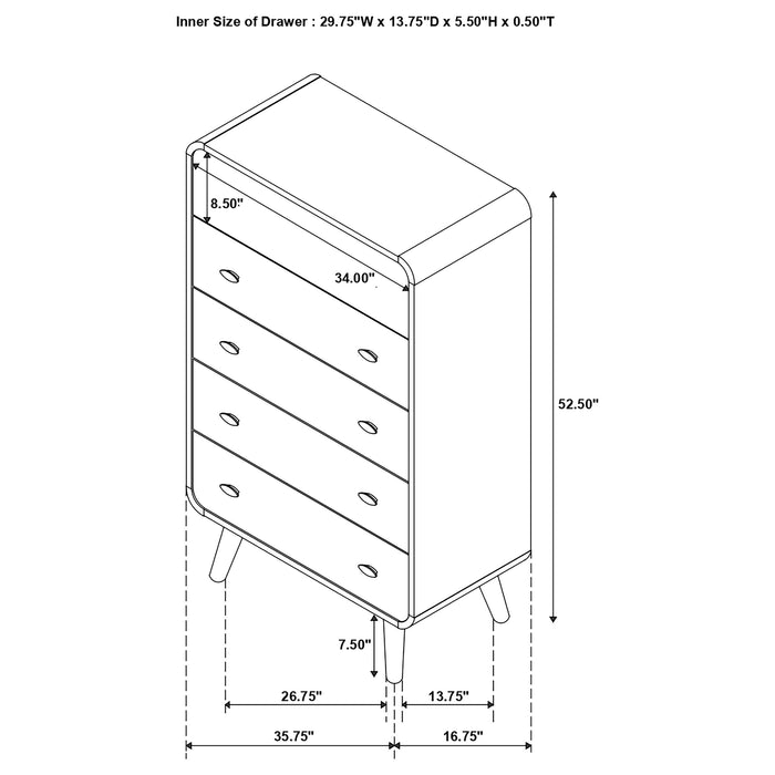 Five Star Furniture - Robyn Chest of Drawers