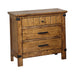 Five Star Furniture - Brenner 3-drawer Night Stand Rustic Honey image