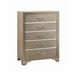 Five Star Furniture - Beaumont 5-drawer Rectangular Chest Champagne image