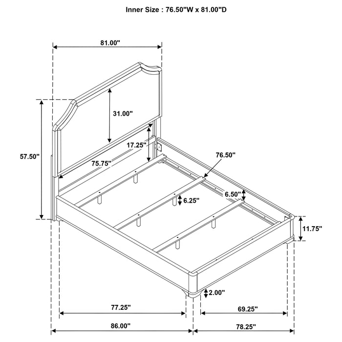 Five Star Furniture - Garland Panel Bed