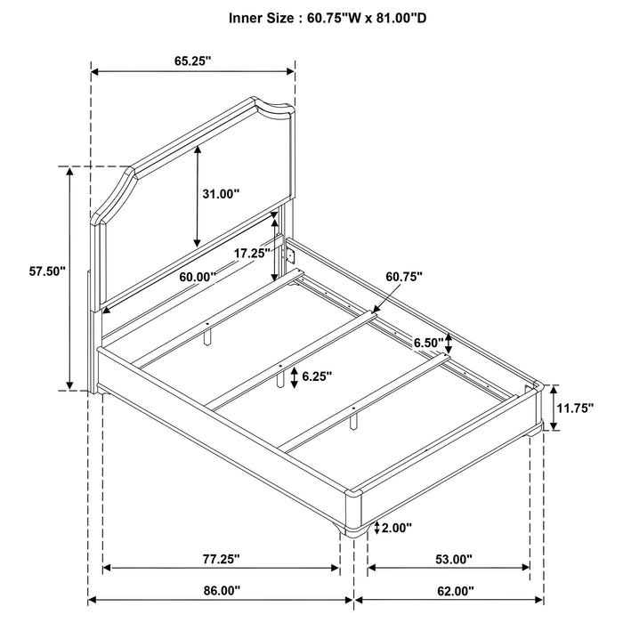 Five Star Furniture - Garland Panel Bed