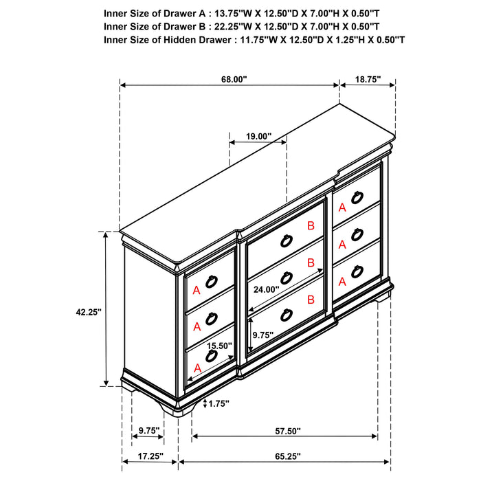Five Star Furniture - Garland Dresser