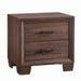 Five Star Furniture - Brandon 2-drawer Nightstand Medium Warm Brown image