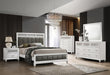 Five Star Furniture - Barzini 4-piece Eastern King Panel Bedroom Set White image