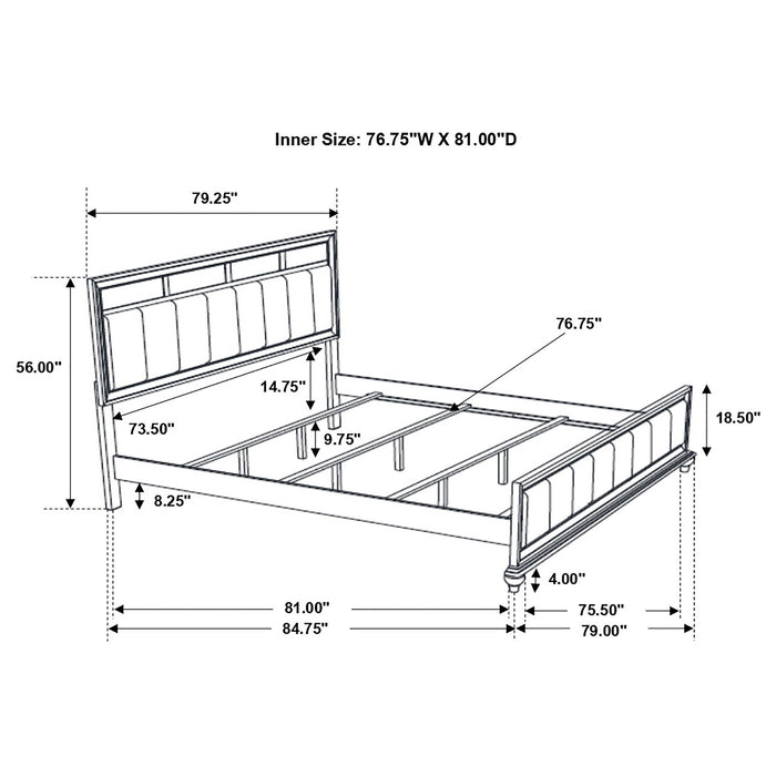 Five Star Furniture - Barzini Panel Bed