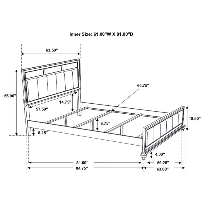 Five Star Furniture - Barzini Panel Bed