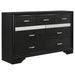 Five Star Furniture - Miranda 7-drawer Dresser Black and Rhinestone image