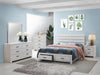 Five Star Furniture - Brantford 4-piece Queen Storage Bedroom Set Coastal White image