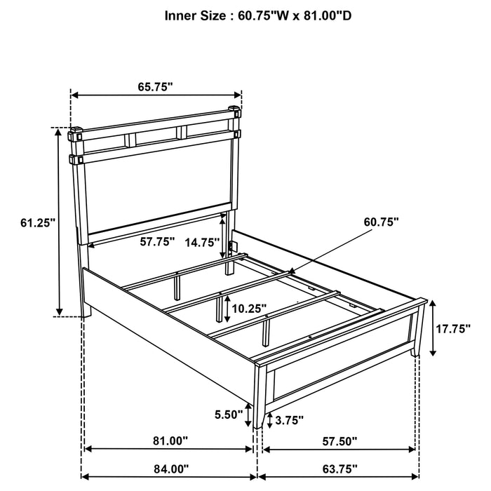 Five Star Furniture - Hazlewood Panel Bed
