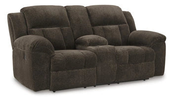 Five Star Furniture - Frohn Reclining Loveseat with Console