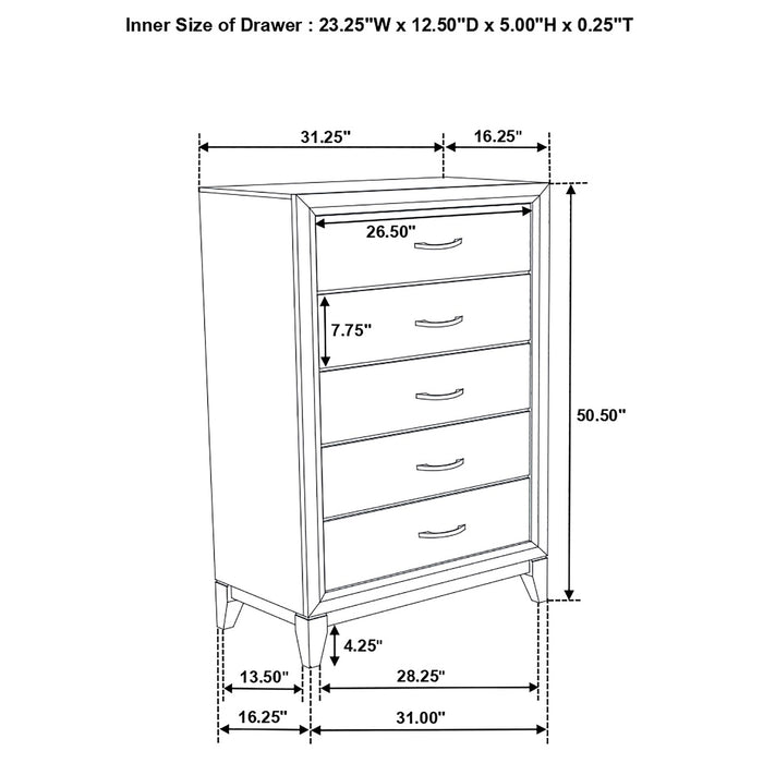 Five Star Furniture - Watson Chest of Drawers